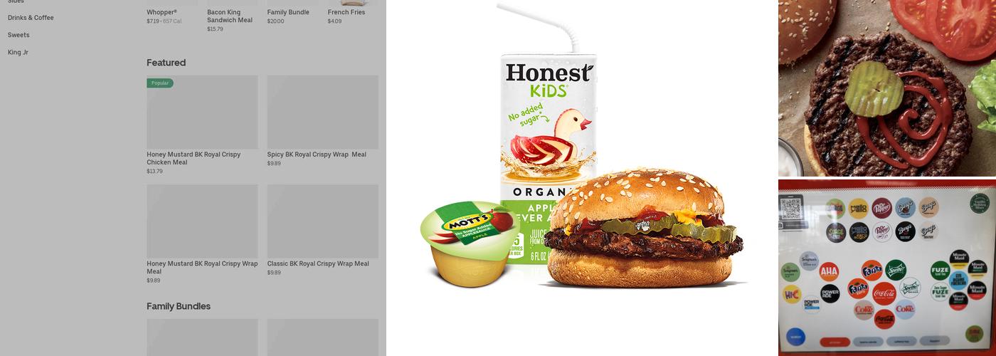 Burger King Menu