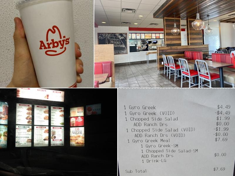 Arby's Menu