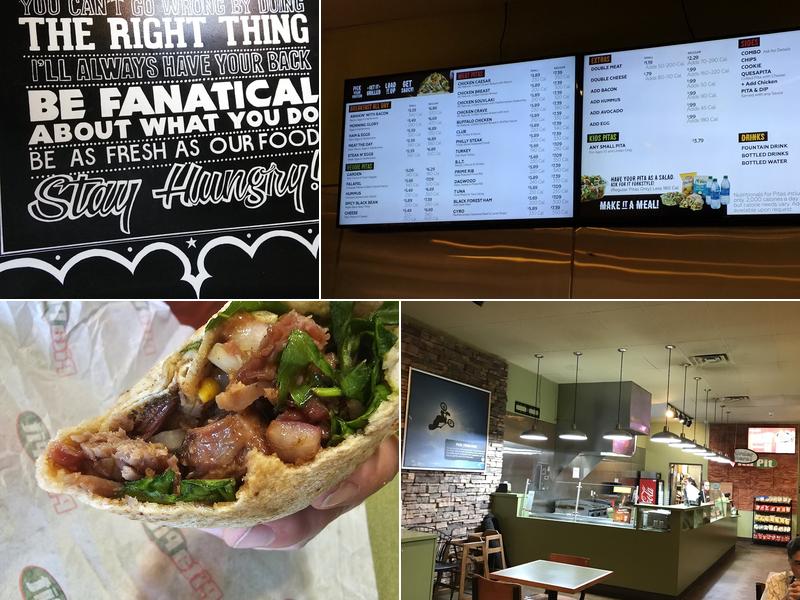 Pita Pit Menu