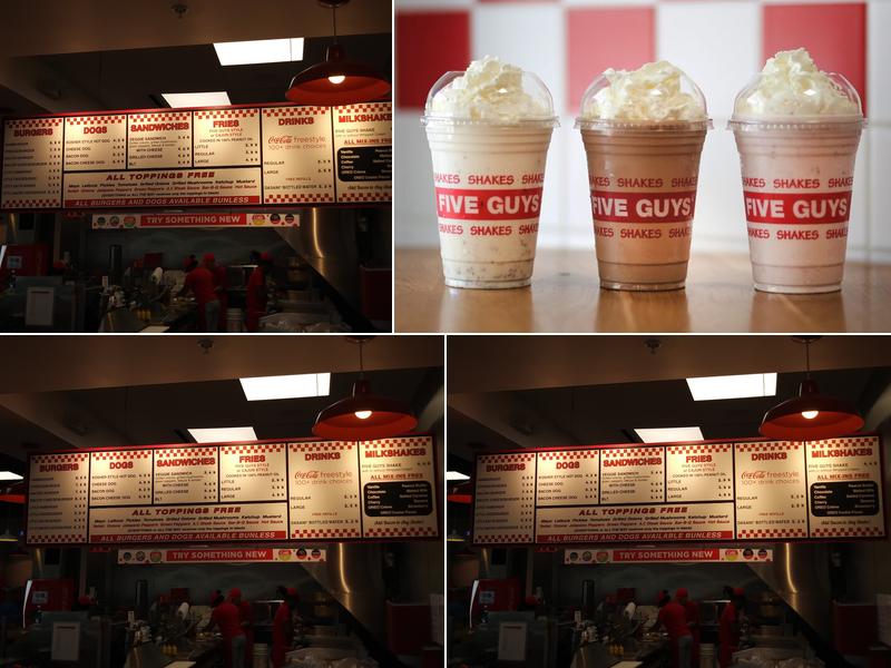 Five Guys Menu