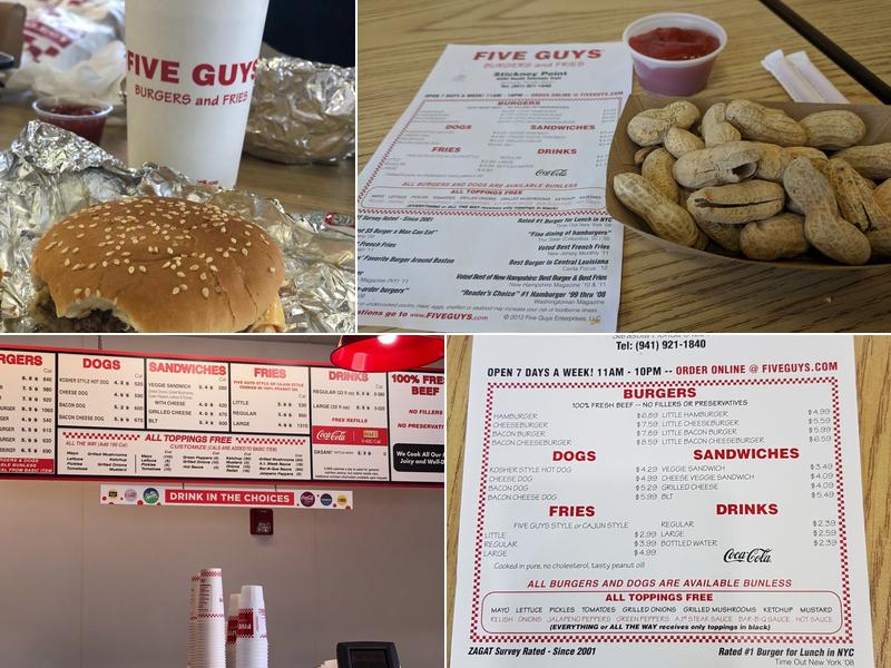 Five Guys Menu