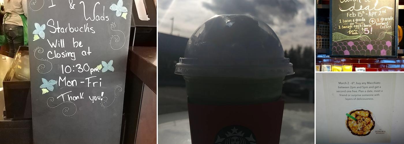 Starbucks Menu