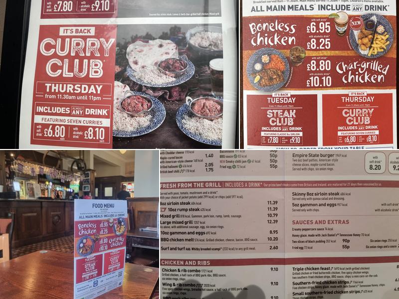 The Gateway - JD Wetherspoon Menu