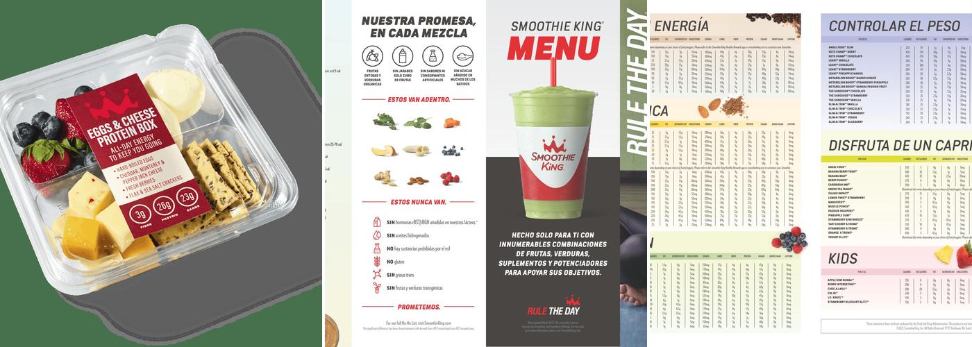 Smoothie King Menu
