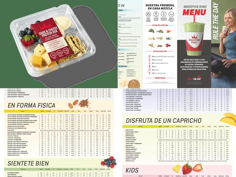 Smoothie King Menu
