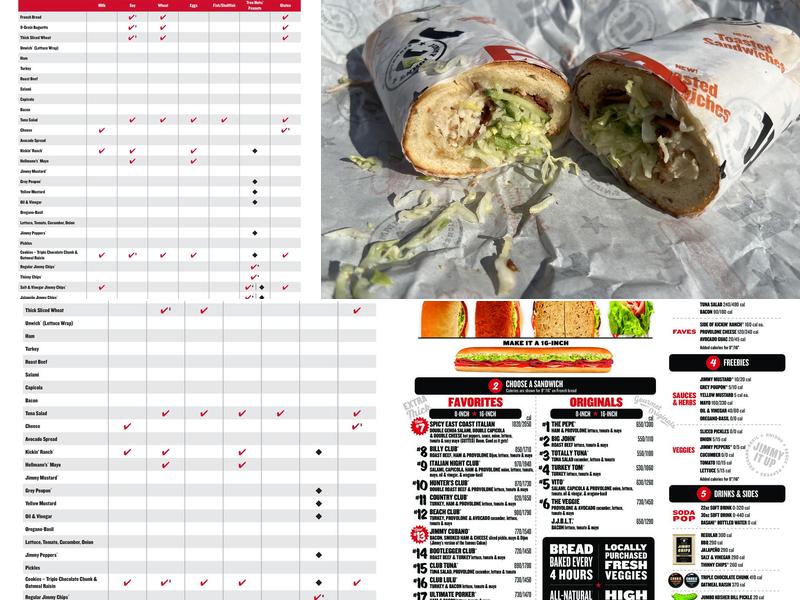 Jimmy John's Menu