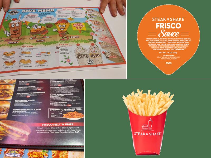 Steak 'n Shake Menu