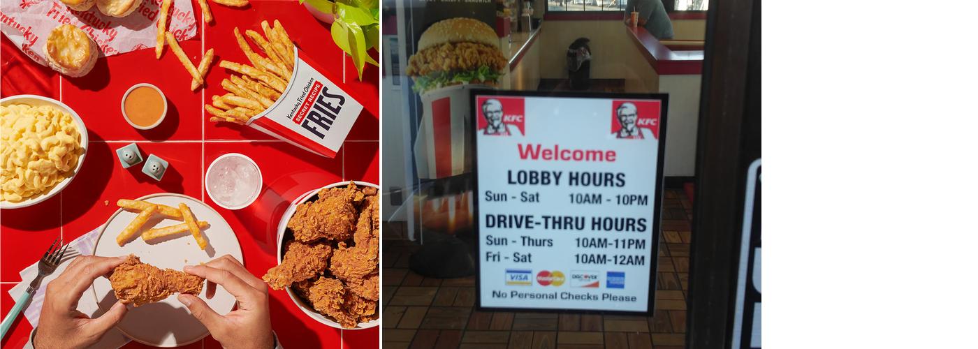 KFC Menu