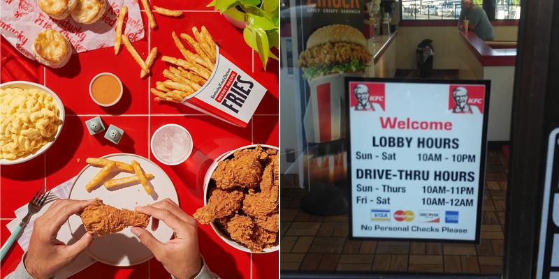 KFC Menu