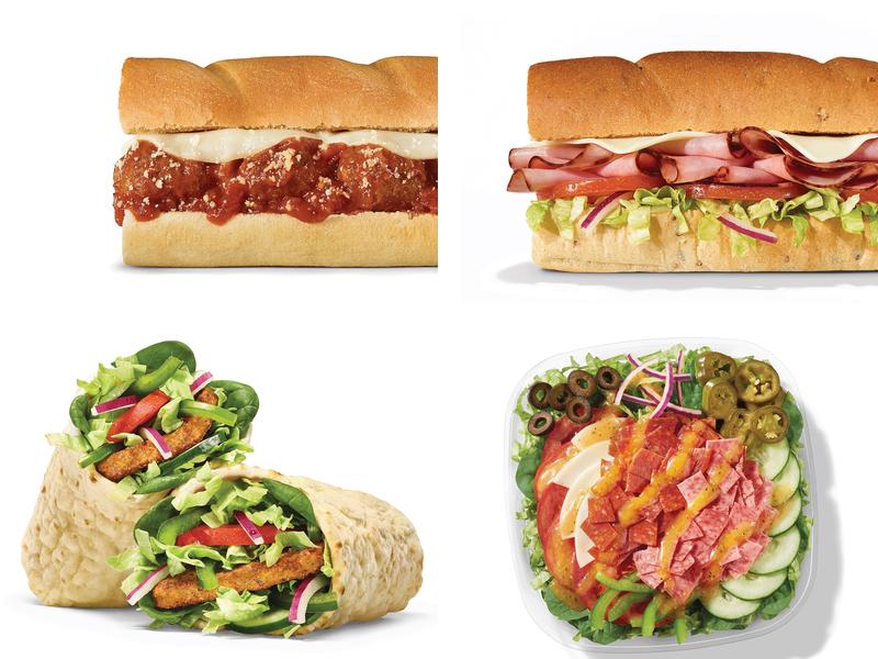 Subway Menu