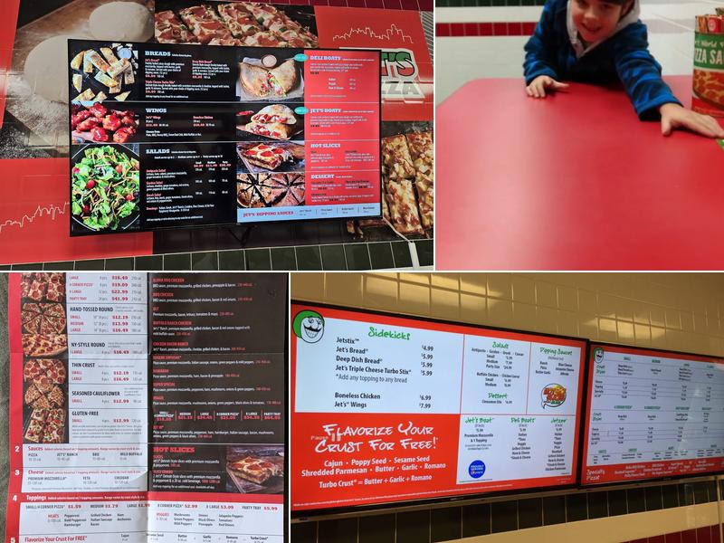Jet's Pizza Menu