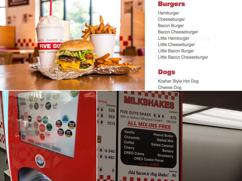 Five Guys Menu