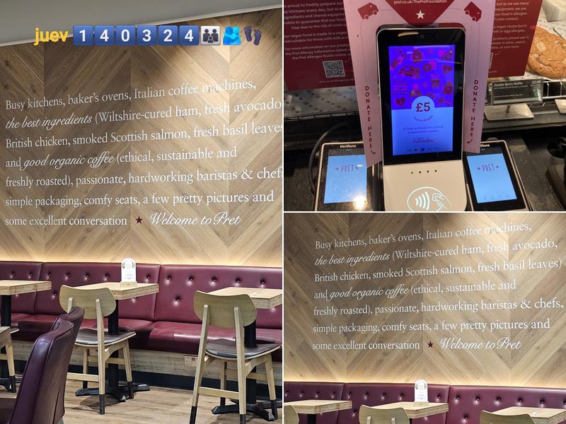 Pret A Manger Menu