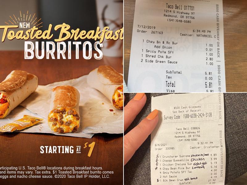 Taco Bell Menu