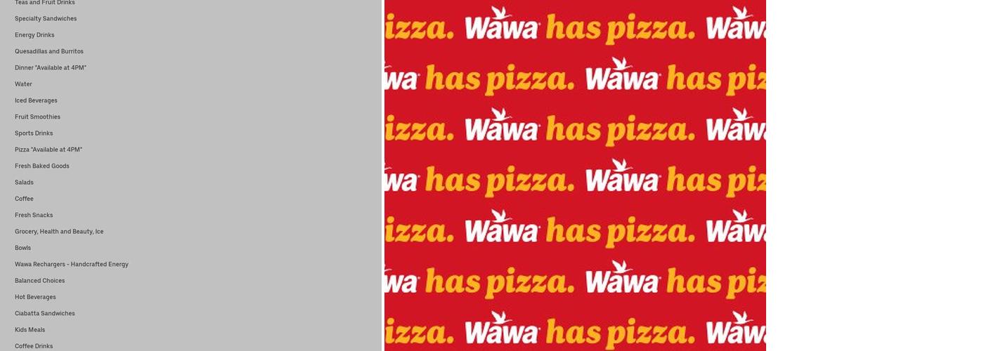 Wawa Menu