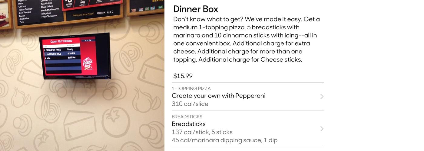 Pizza Hut Menu