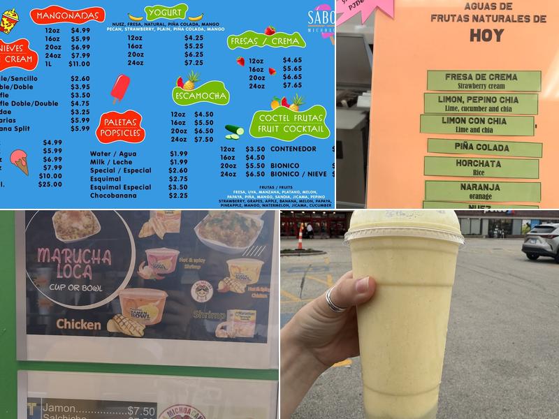 La Michoacana Bensenville Menu