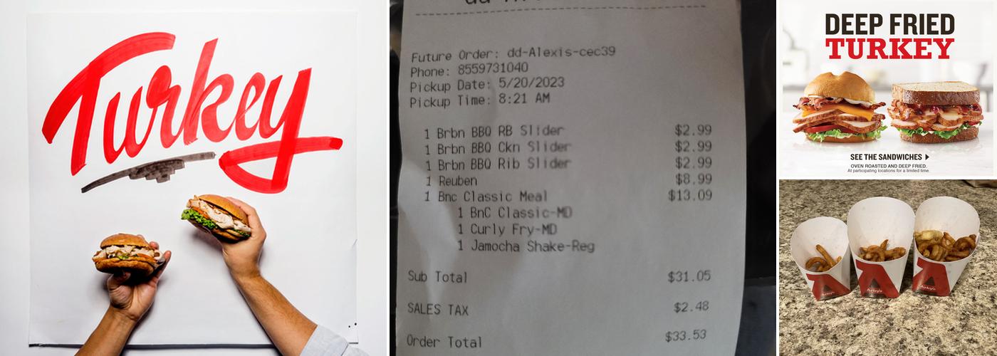Arby's Menu