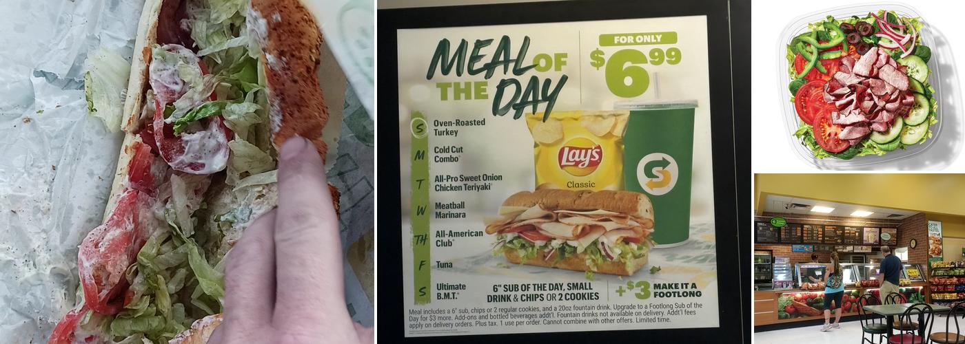 Subway Menu