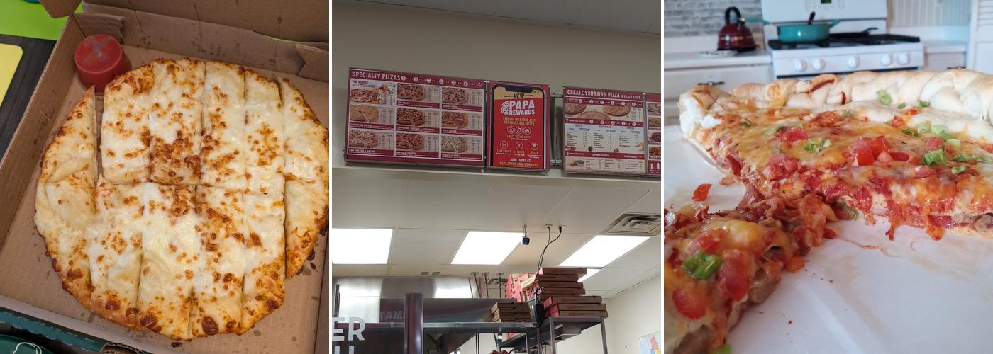 Papa Johns Pizza Menu