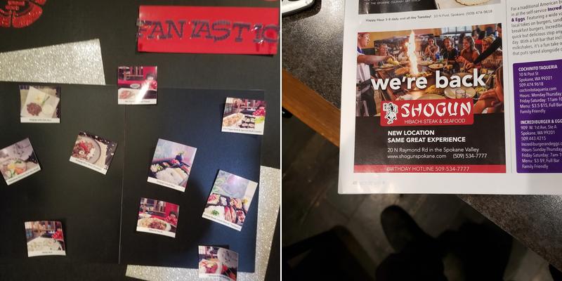 Shogun Restaurant Menu