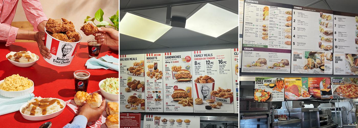 KFC Menu