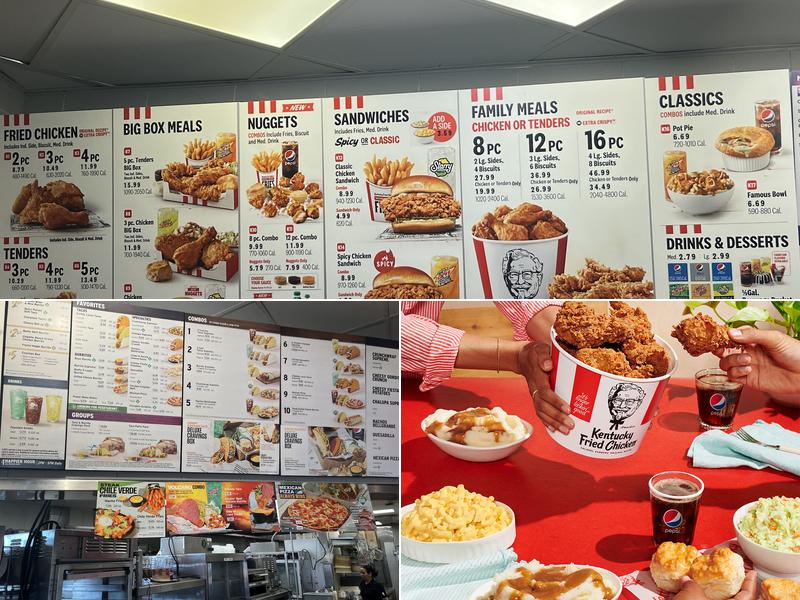KFC Menu