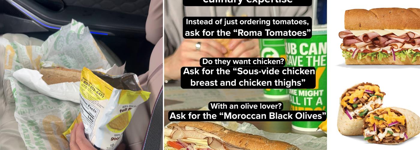 Subway Menu