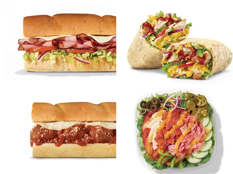 Subway Menu