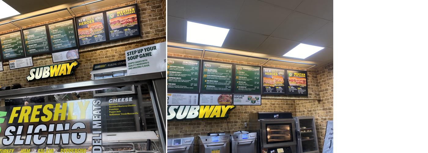 Subway Menu