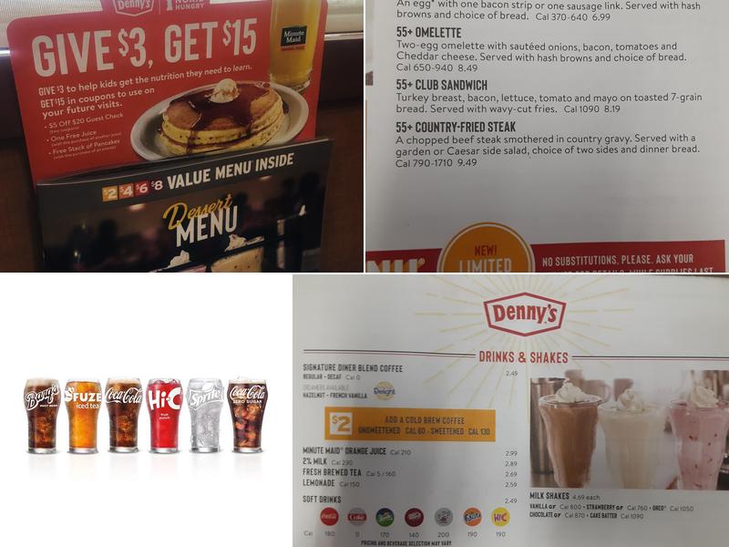 Denny's Menu
