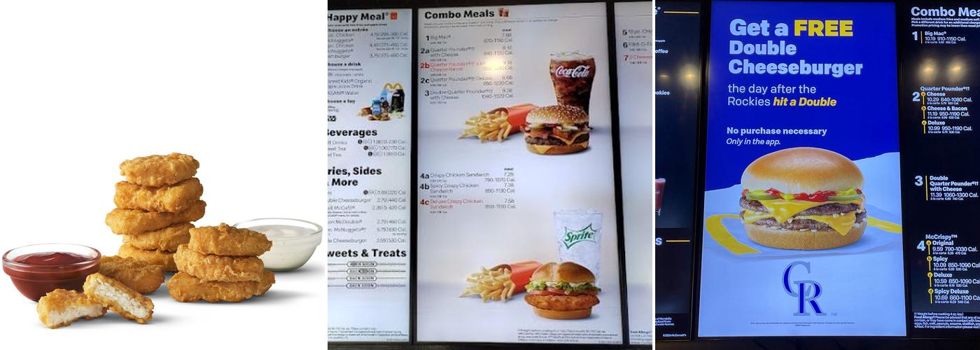 McDonald's Menu