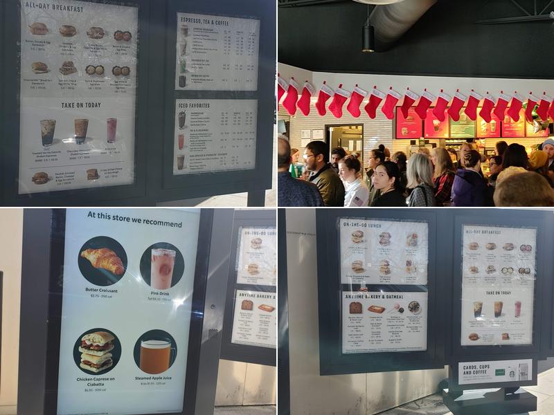 Starbucks Coffee Company Menu