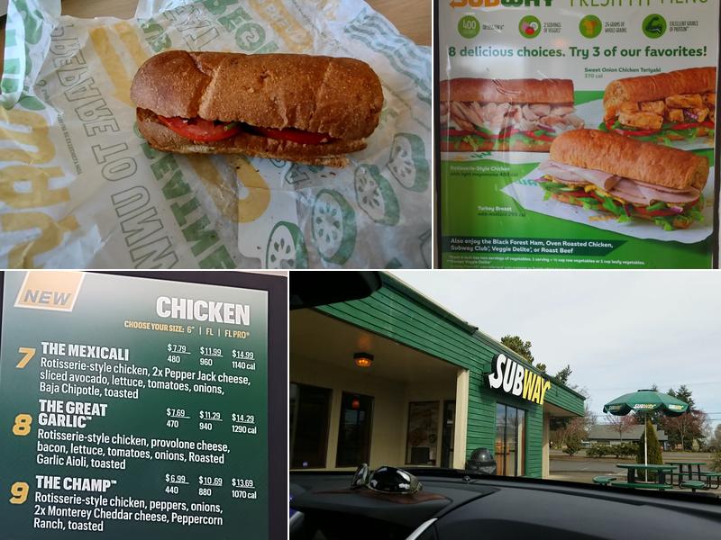 subway Menu