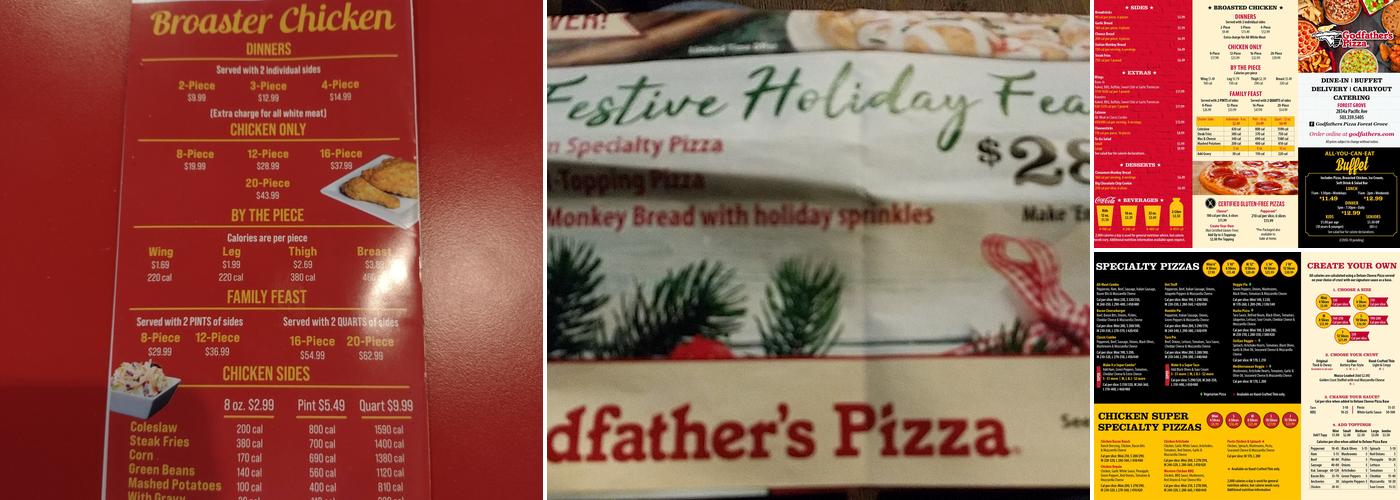 Godfather's Pizza Menu
