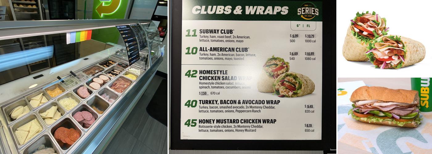 Subway Menu