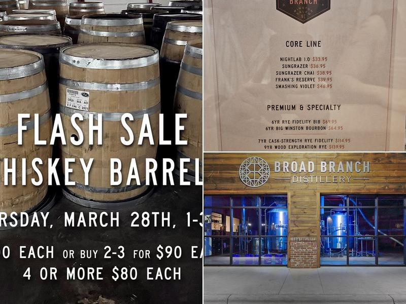 Broad Branch Distillery Menu