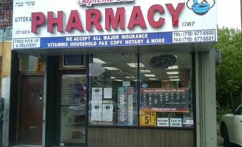 Supreme Rx Pharmacy 3011 Avenue N, Brooklyn