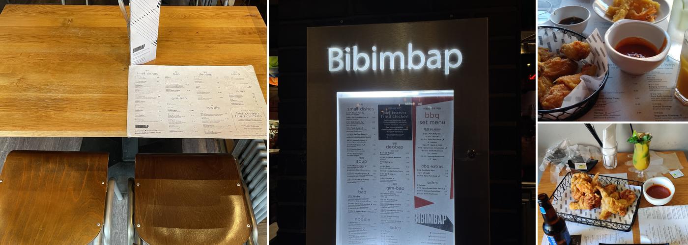 Bibimbap Menu