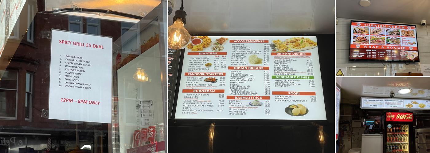 Spicy Grill Menu