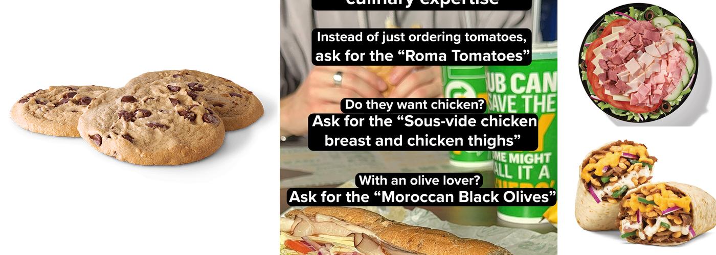 Subway Menu