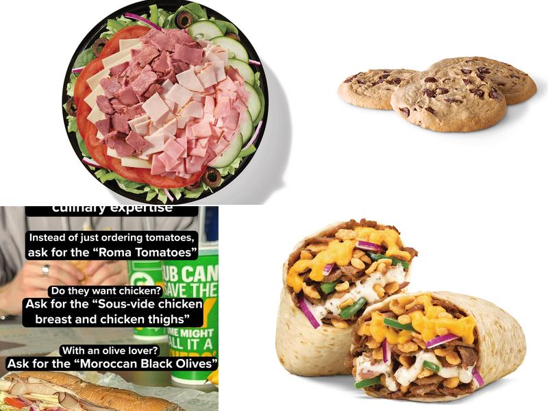 Subway Menu