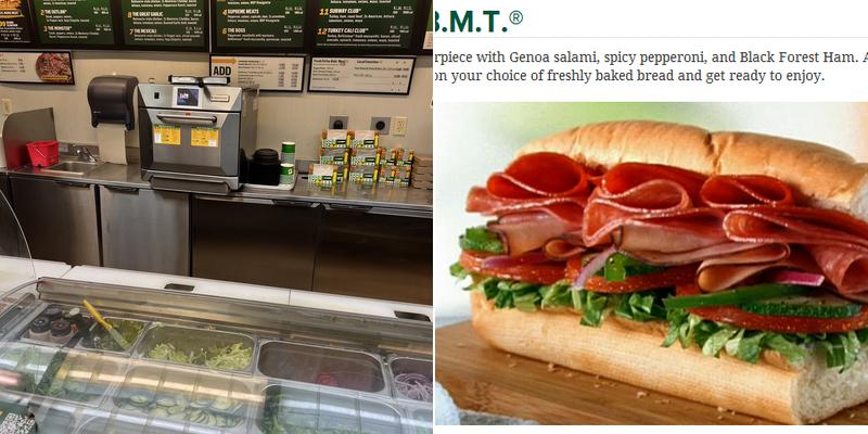 Subway Menu