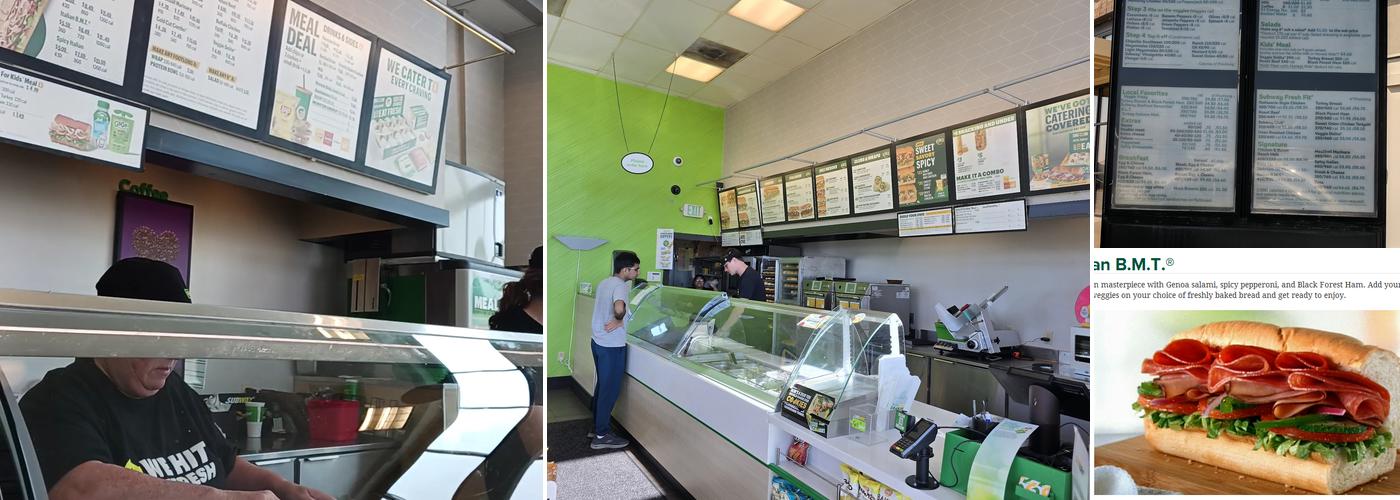 Subway Menu
