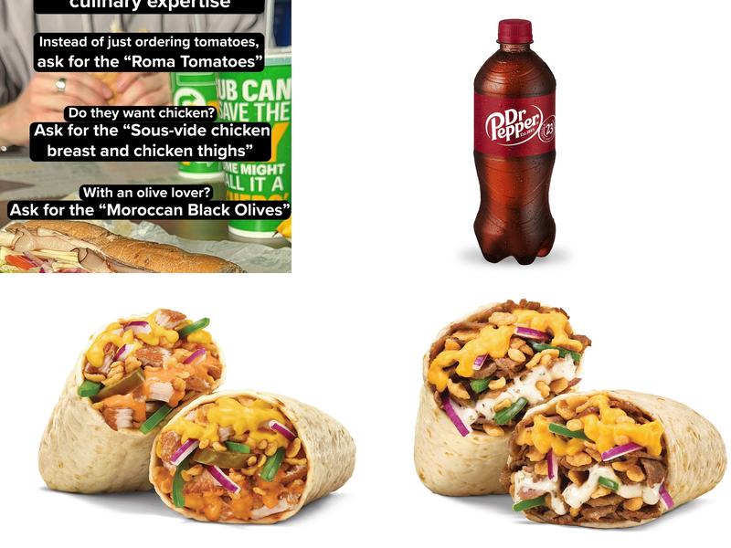 Subway Menu