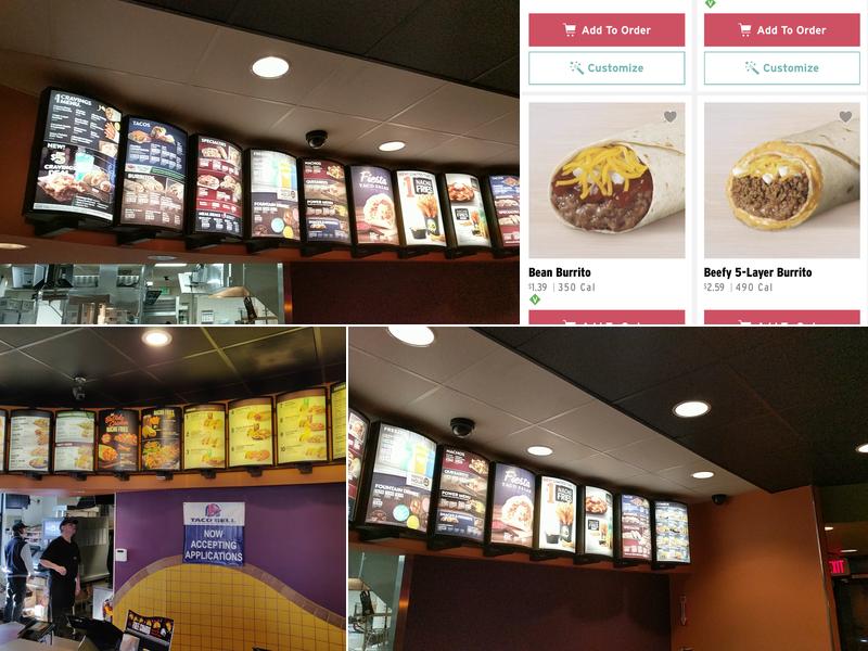 Taco Bell Menu