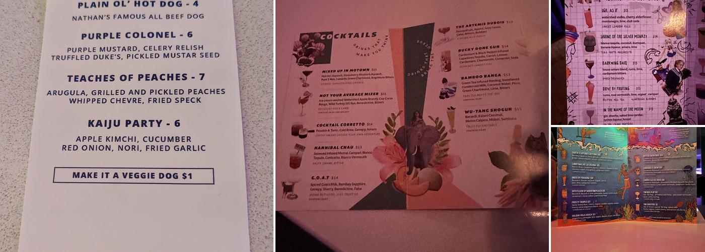 Law Bird Menu