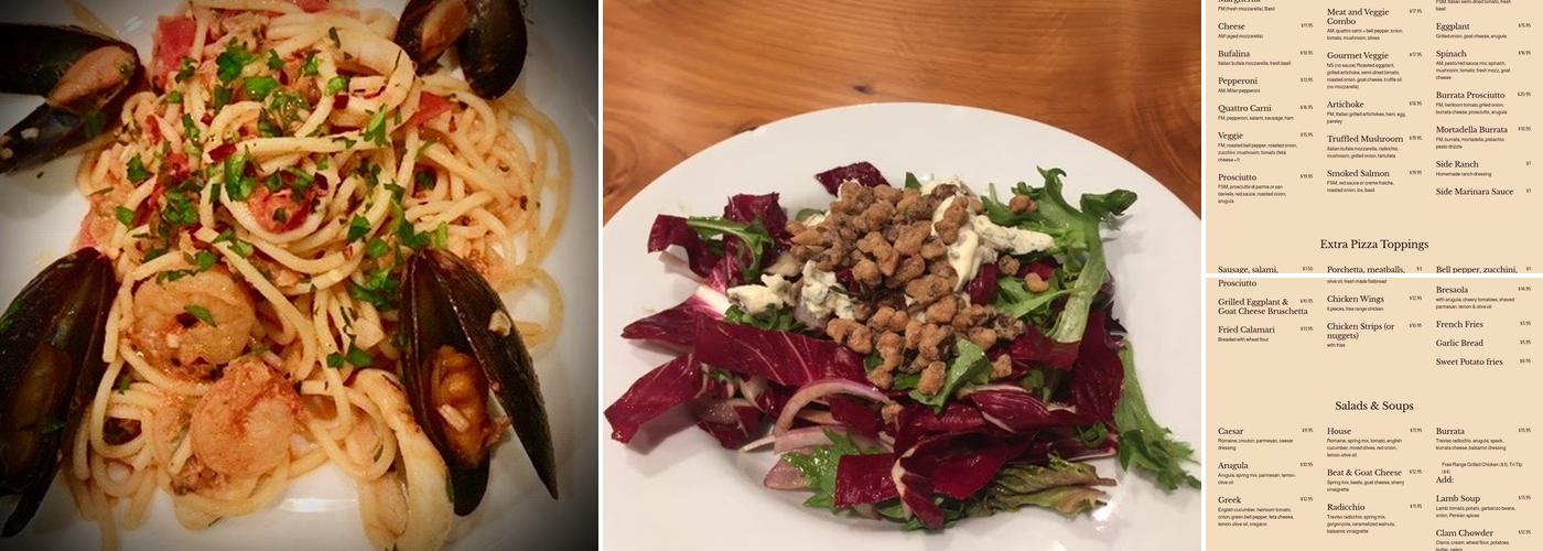 Pizza & Pints Menu
