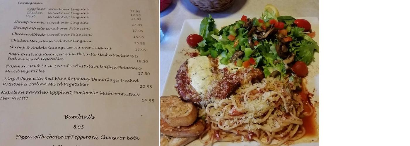 Hidden Paradise Menu