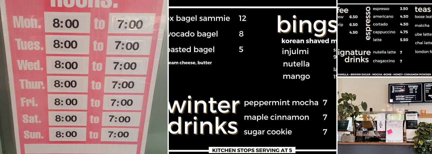 Ristretto Menu